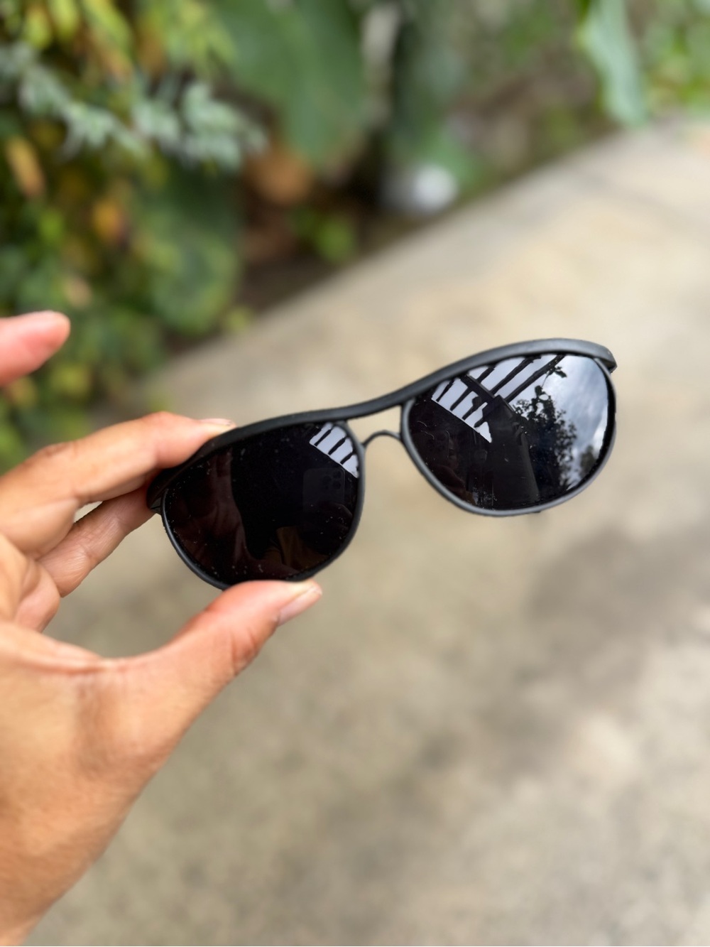 Black Aviator Sunglasses